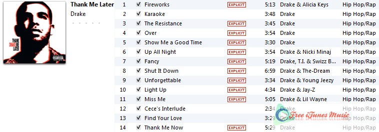 Drake Thank Me Later Album Www Bilderbeste Com