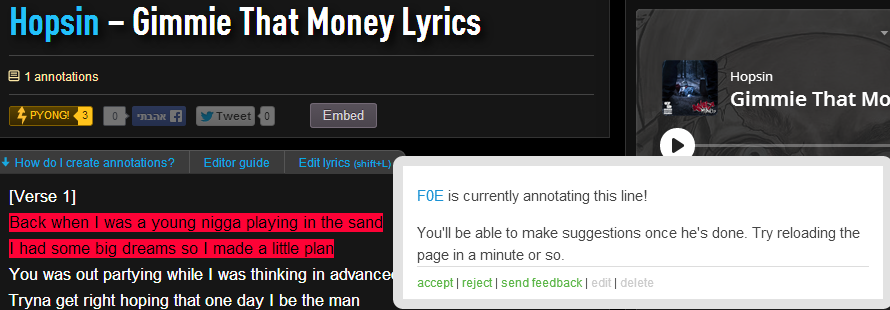 Hopsin Gimmie That Money Lyrics