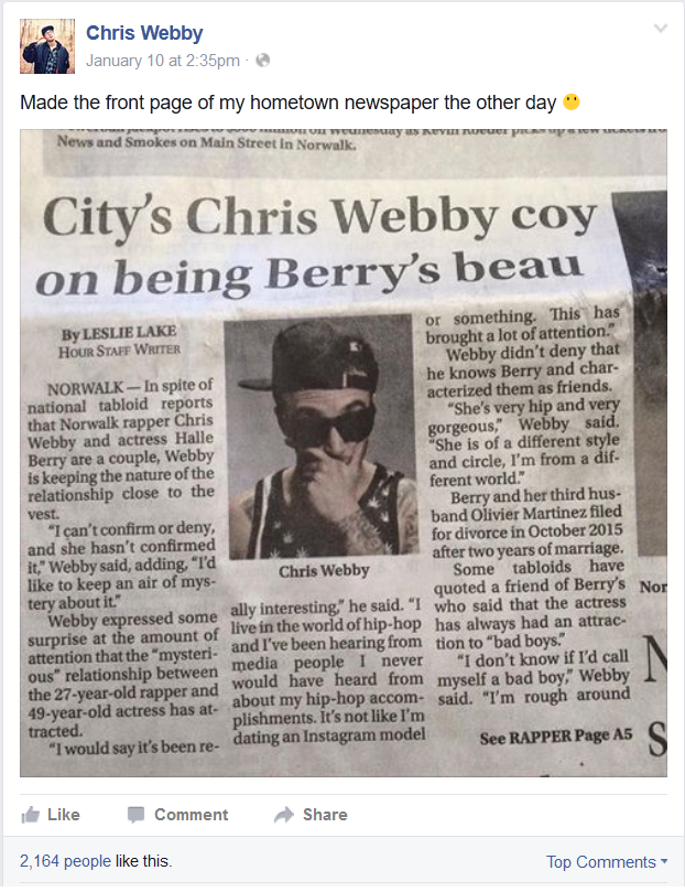 Halle berry dating chris webby