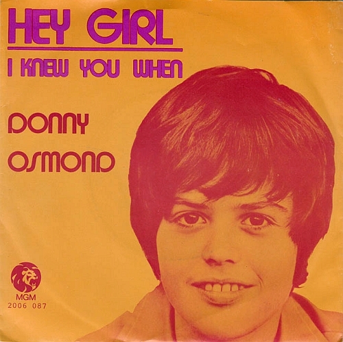Donny Osmond - Hey Girl Lyrics - Zortam Music