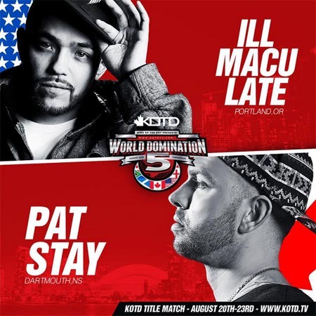 King of the Dot – Pat Stay vs. Illmaculate (Title Match) Lyrics