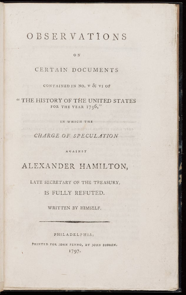 The reynolds pamphlet online hamilton