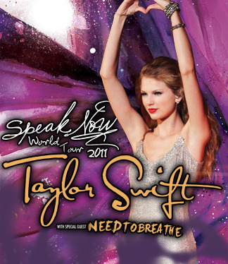 speak now tour setlist taylor swift